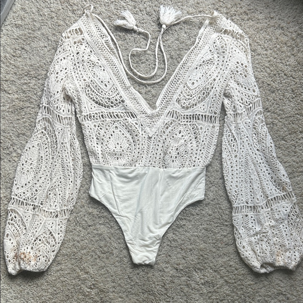 Jen’s Pirate Booty Crochet Bodysuit - Picture 2 of 3